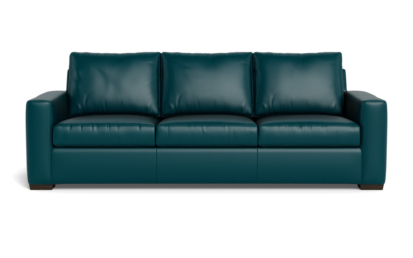 Mesa 101" Leather Estate Sofa - Tribeca Lagoon