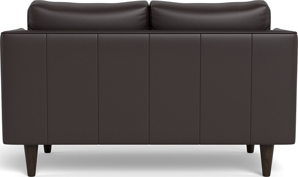 Rainey 59" Leather Loveseat - Tribeca Quarry