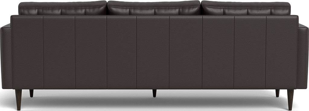 Wallace 98" Leather Estate Sofa - Tribeca Quarry