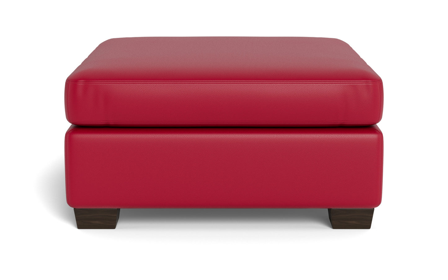 Mesa Leather Storage Cocktail Ottoman - Tribeca Quarry