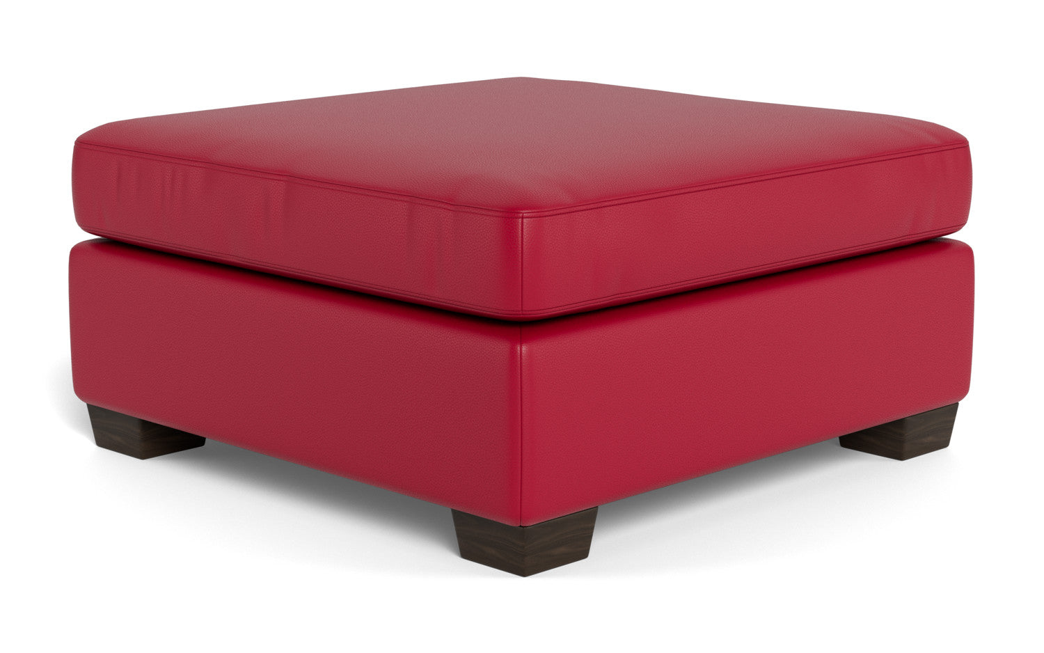 Mesa Leather Storage Cocktail Ottoman - Tribeca Quarry