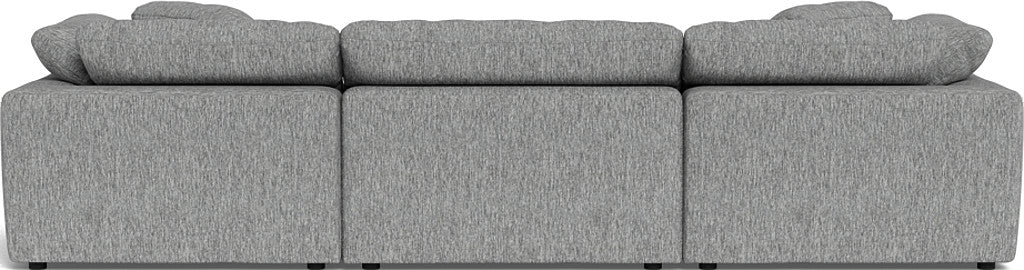 Fluffy 133.5" 3pc Sofa - Tropez Ash