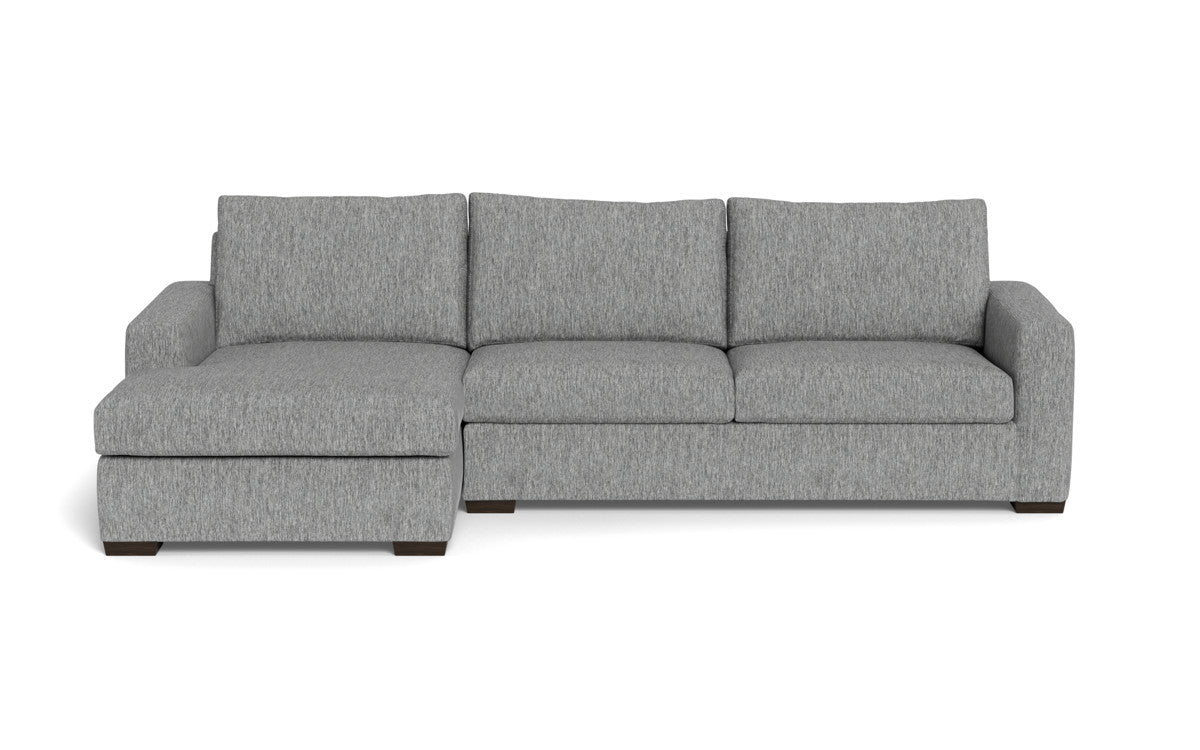 Mesa 123" Left Chaise Sectional - Tropez Ash