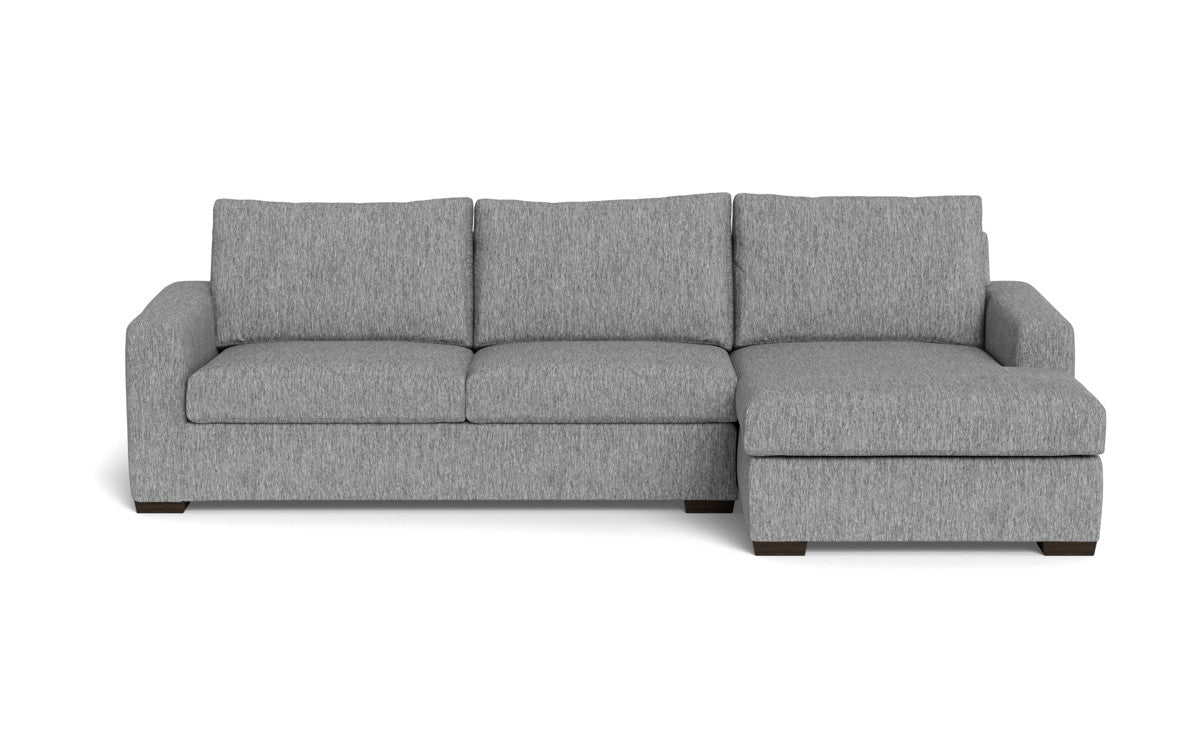 Mesa 123" Right Chaise Sectional - Tropez Ash