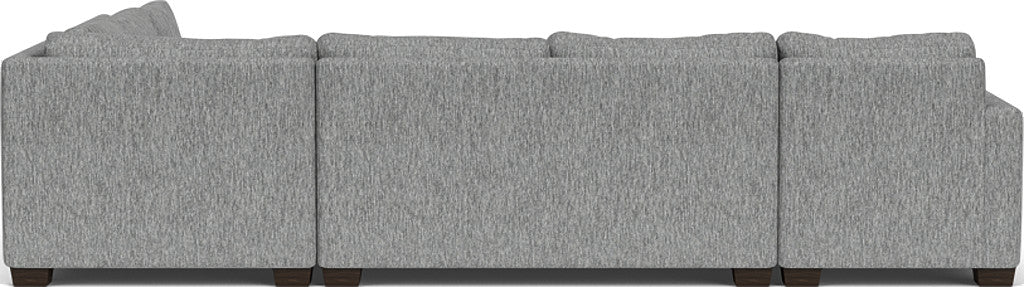 Track 141" Corner Sectionals W. Full Sleeper & Left Chaise - Tropez Ash