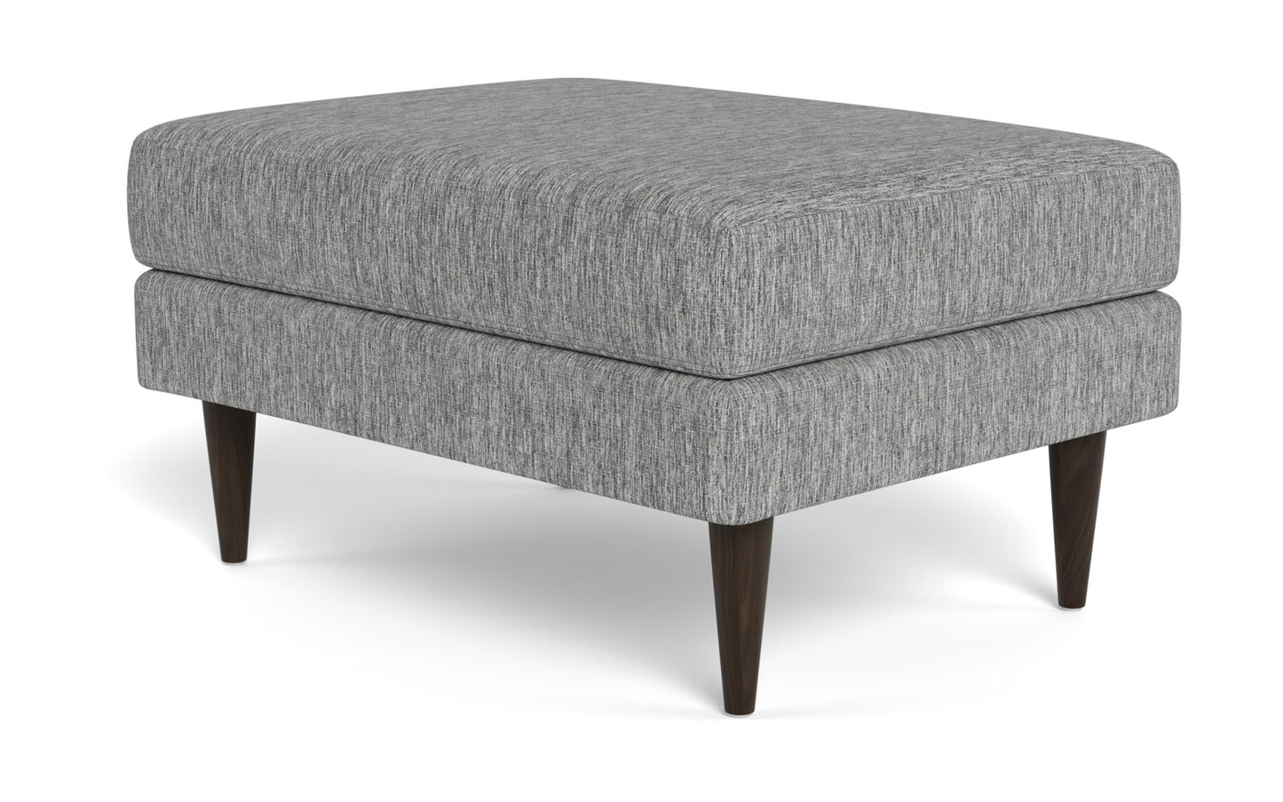 Wallace Untufted Ottoman - Tropez Ash