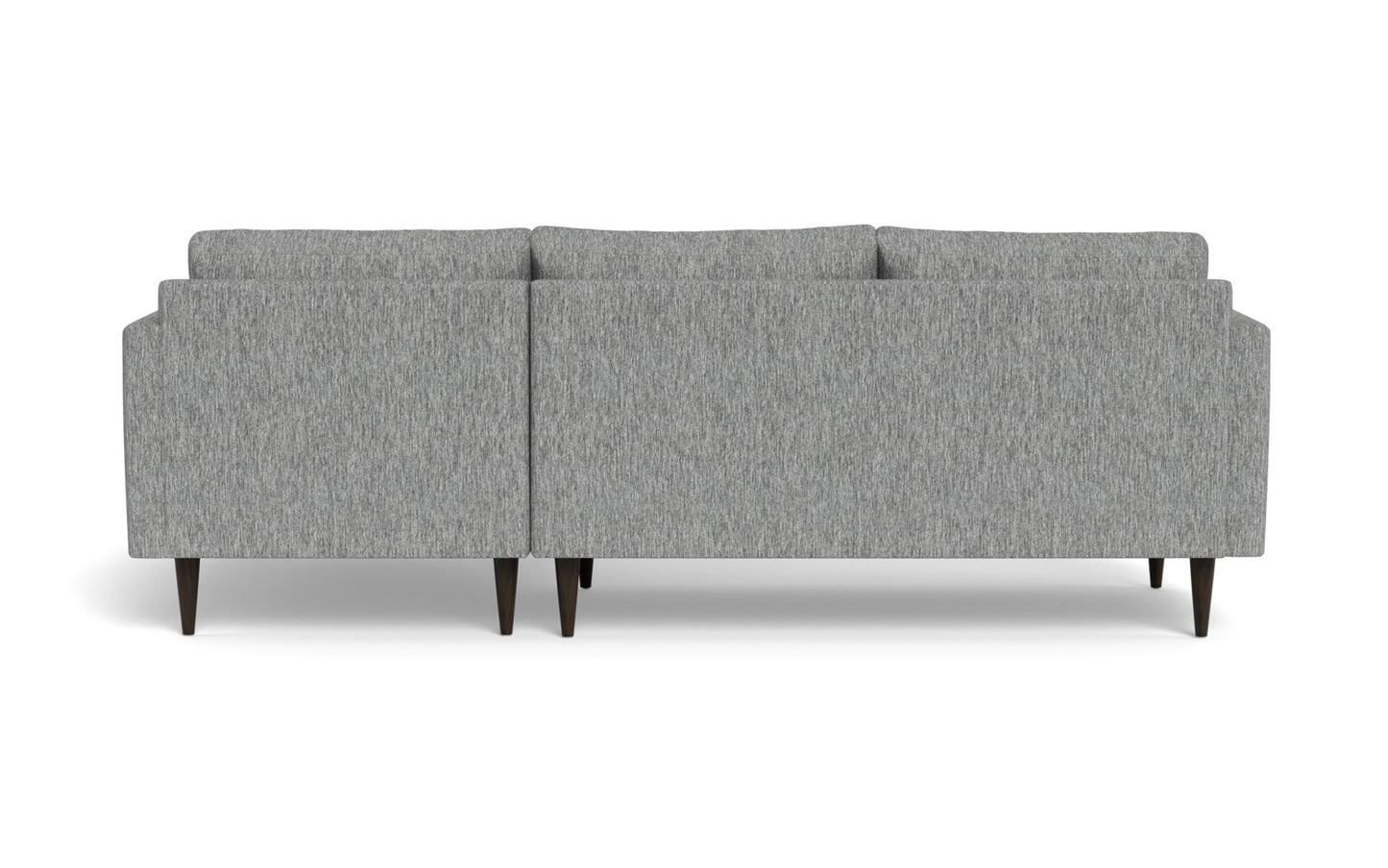 Wallace 98" Untufted Right Chaise Sectional - Tropez Ash