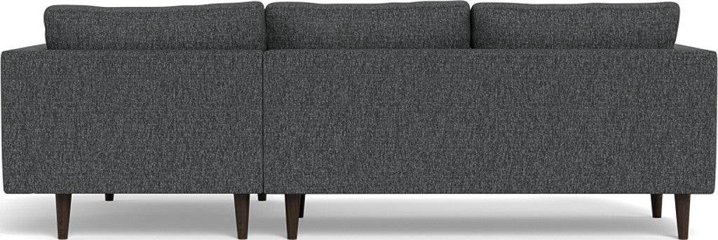 Ladybird 102" Right Chaise Sectional - Tropez Charcoal