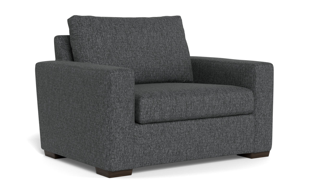 Mesa 52" Arm Chair - Tropez Charcoal