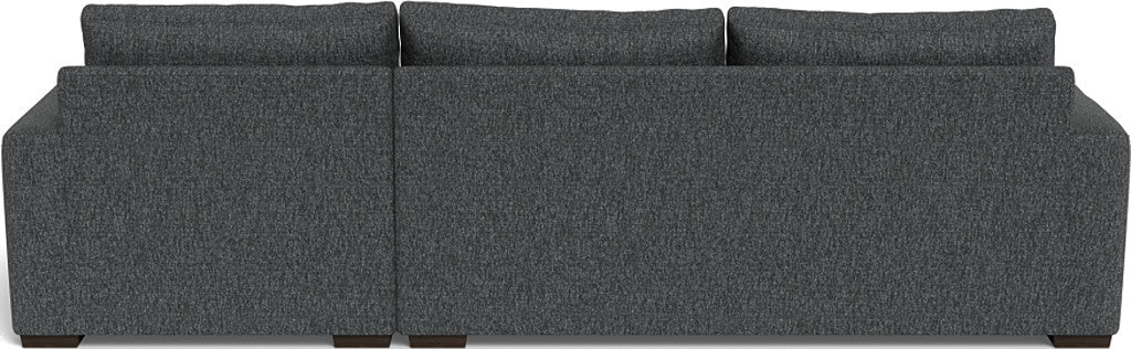 Mesa 123" Right Chaise Sectional - Tropez Charcoal