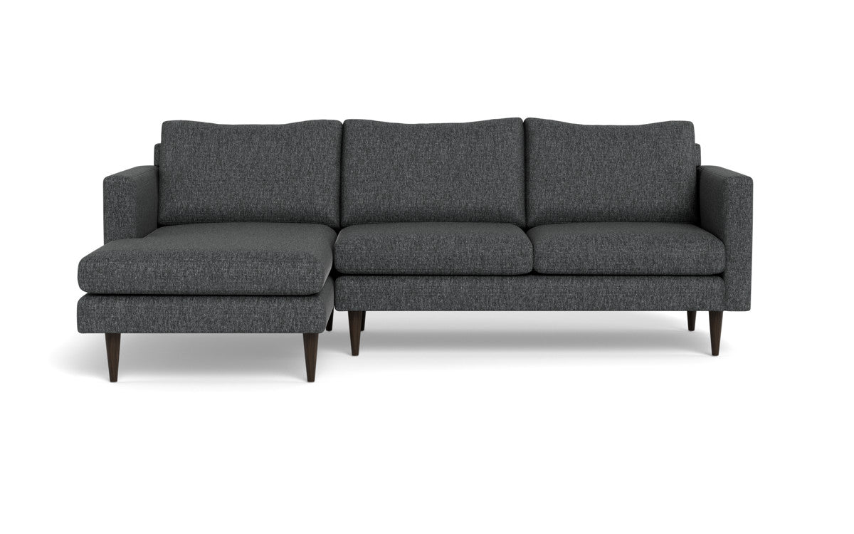 Wallace 98" Untufted Left Chaise Sectional - Tropez Ash