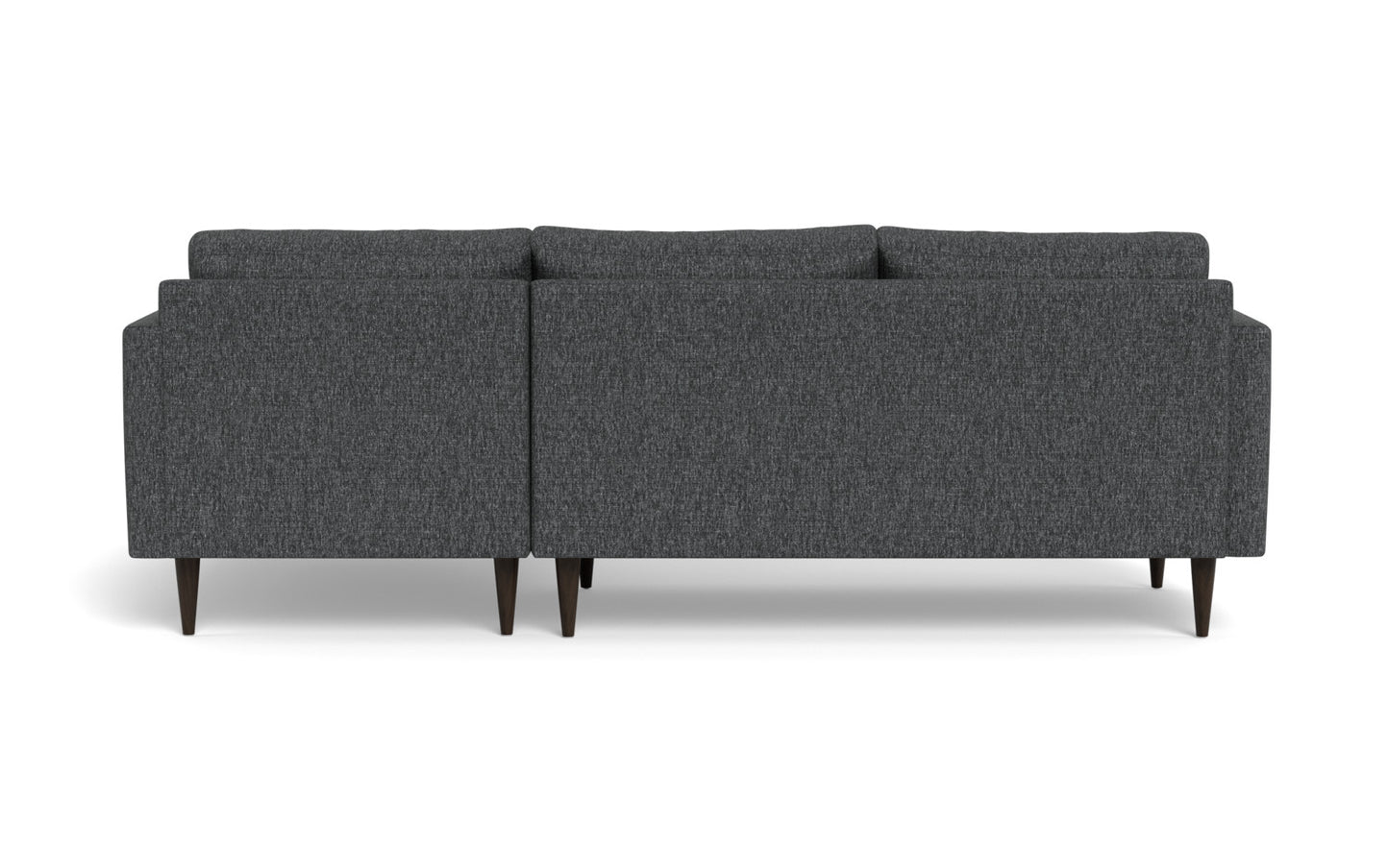Wallace 98" Untufted Right Chaise Sectional - Tropez Ash