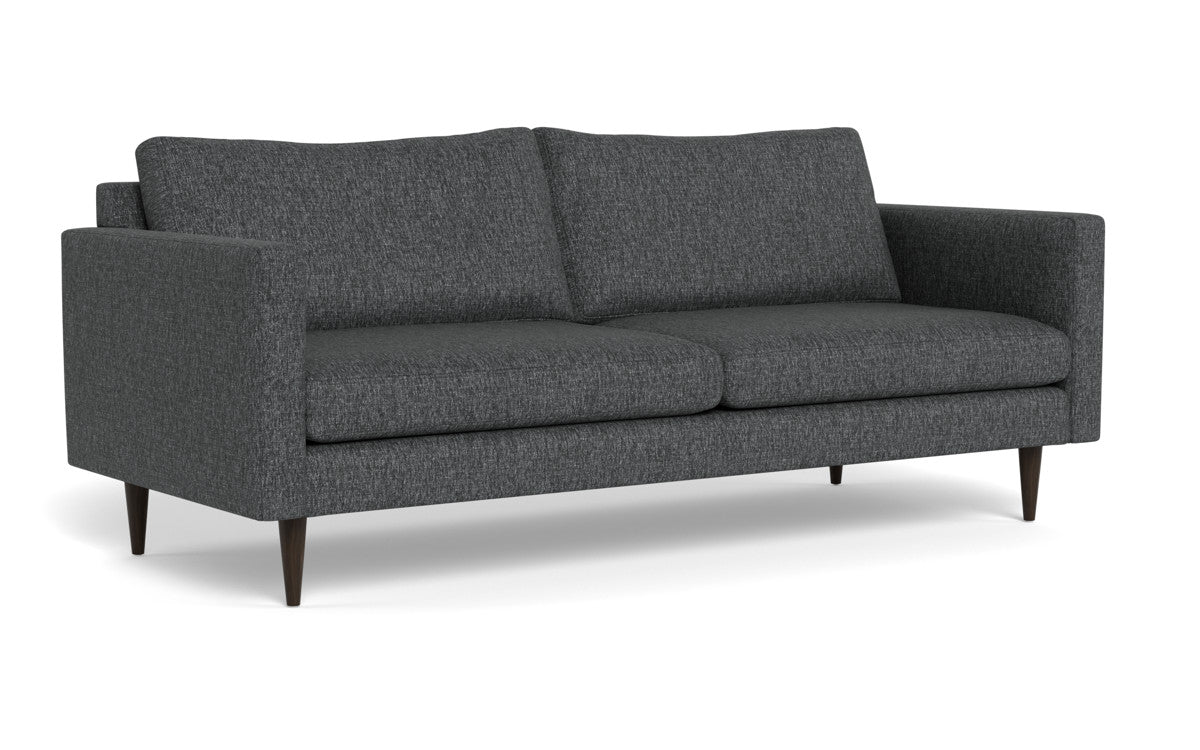 Wallace 85" Untufted Sofa - Tropez Charcoal