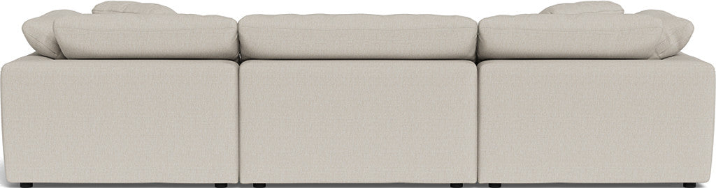 Fluffy 133.5" 3pc Sofa - Tropez Oyster