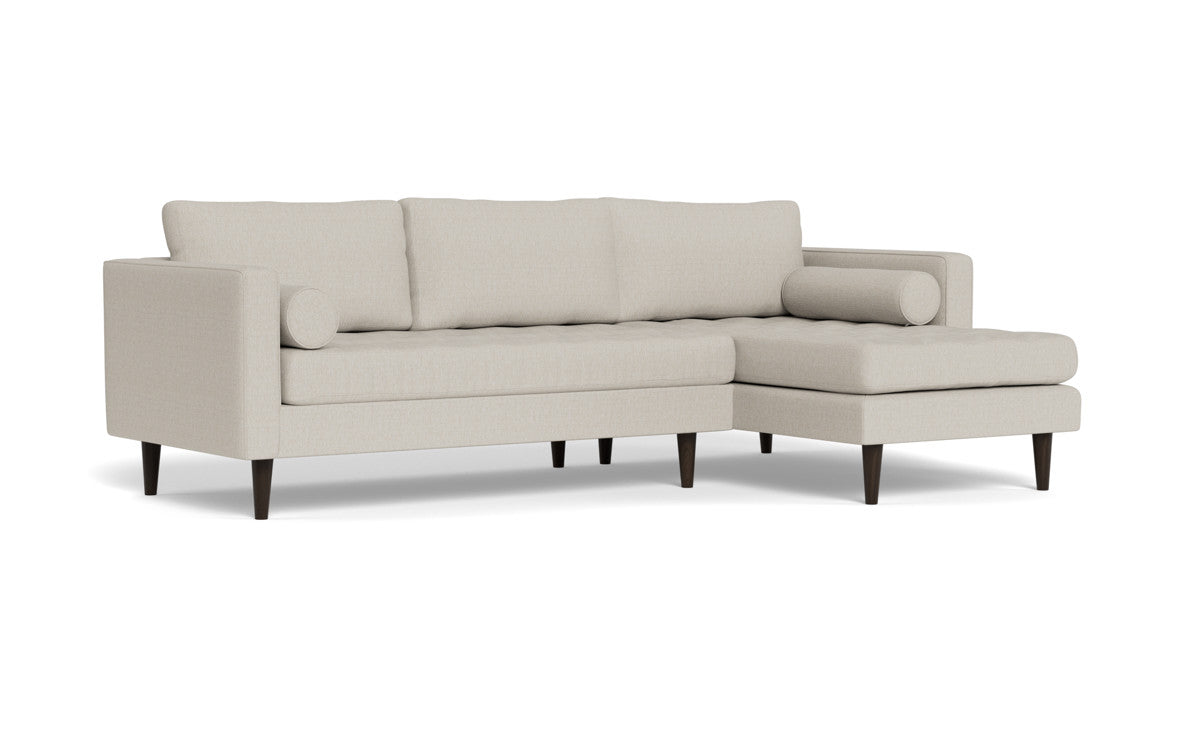 Ladybird 102" Right Chaise Sectional - Tropez Oyster