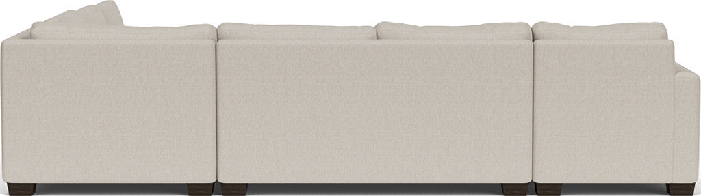 Track 141" Corner Sectionals W. Full Sleeper & Left Chaise - Tropez Oyster