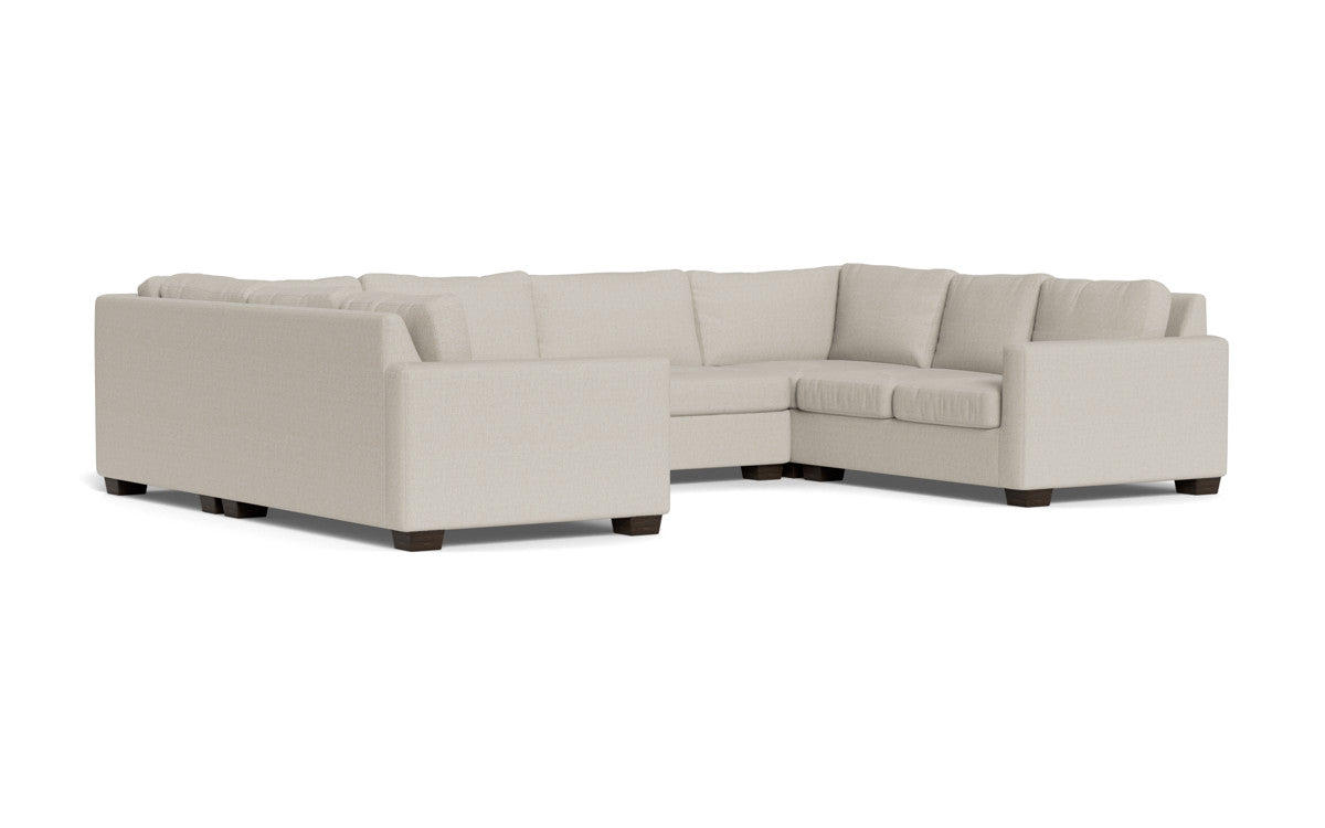 Track 141" Corner Sofa U Sectional - Tropez Oyster