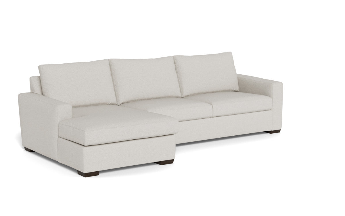 Mesa 123" Left Chaise Sectional - Tussah Snow