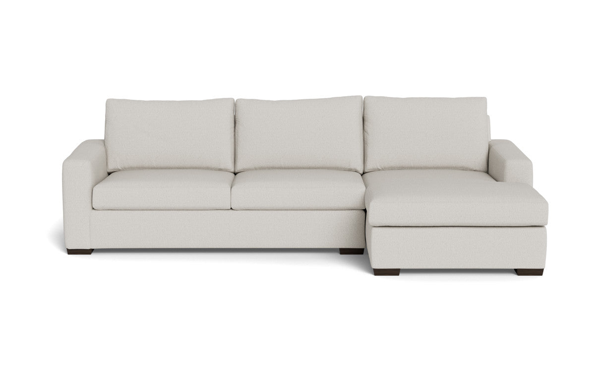 Mesa 123" Right Chaise Sectional - Tussah Snow