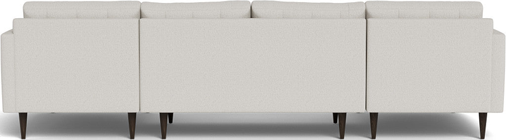 Wallace 126" Double Chaise U Sectional - Tussah Snow