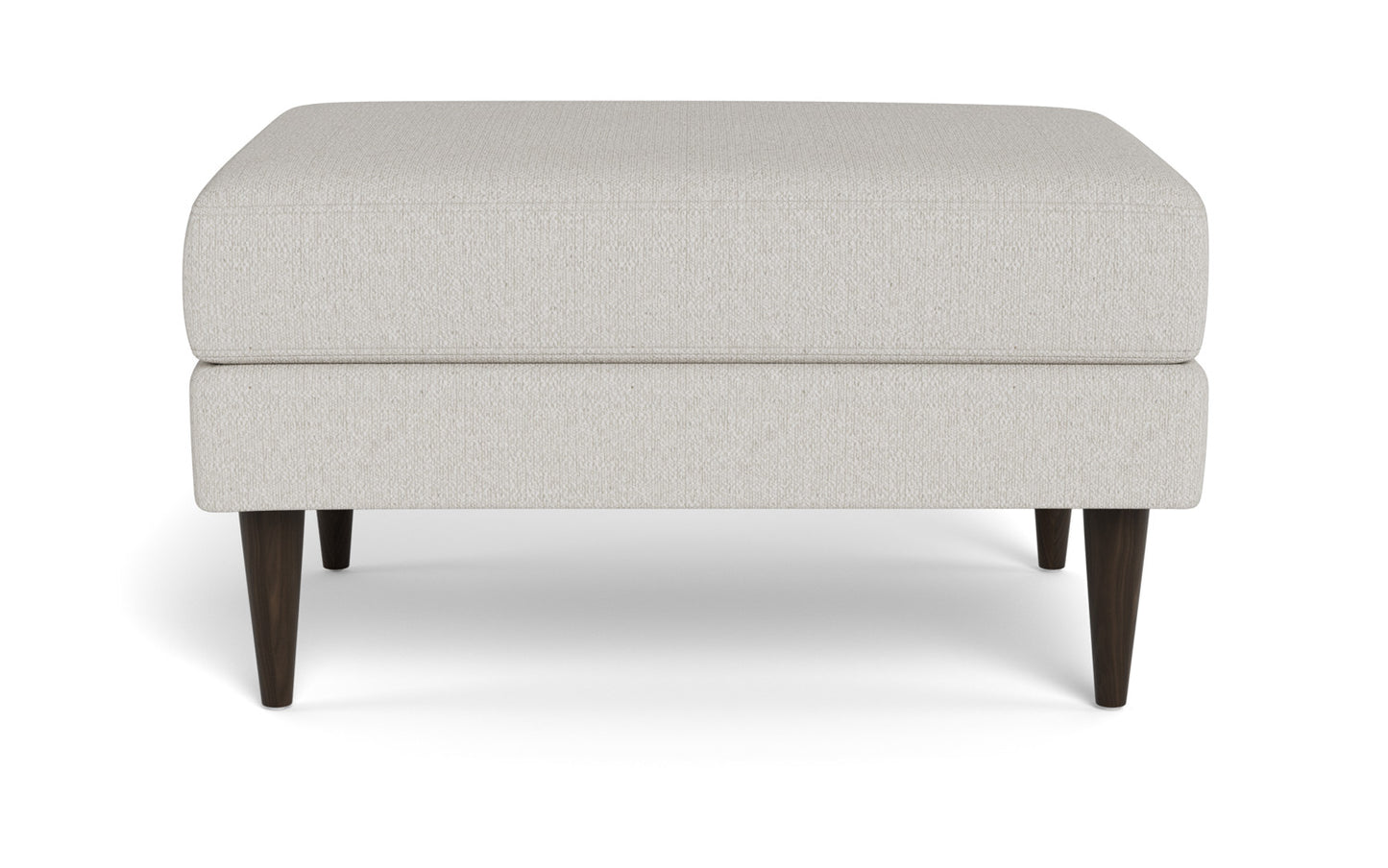 Wallace Untufted Ottoman - Sorrento Almond