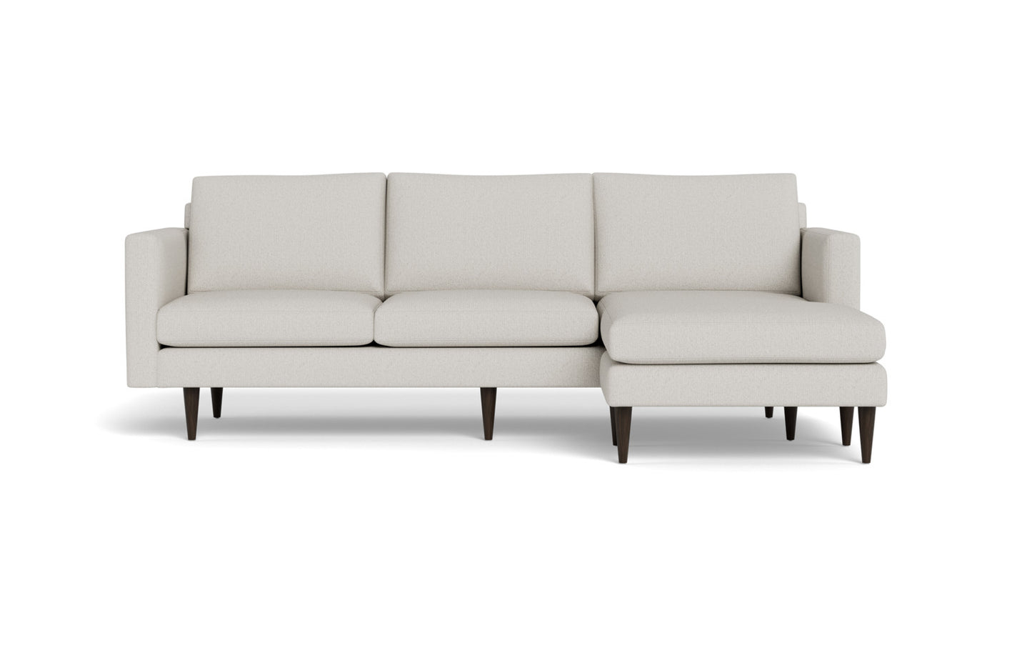 Wallace 98" Untufted Reversible Chaise Sofa - Tropez Oyster