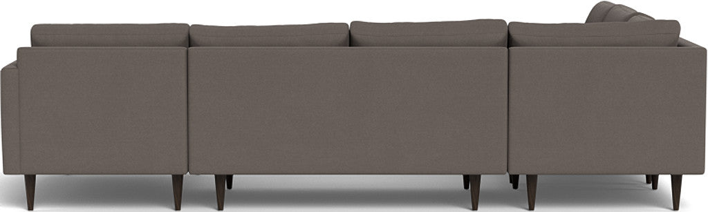 Wallace 130" Untufted Corner Sectionals w. Right Chaise - Toscana Otter