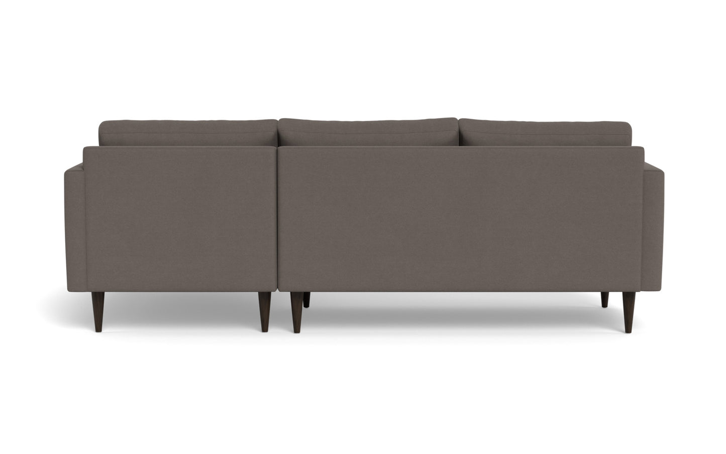 Wallace 98" Untufted Right Chaise Sectional - Superb Rust