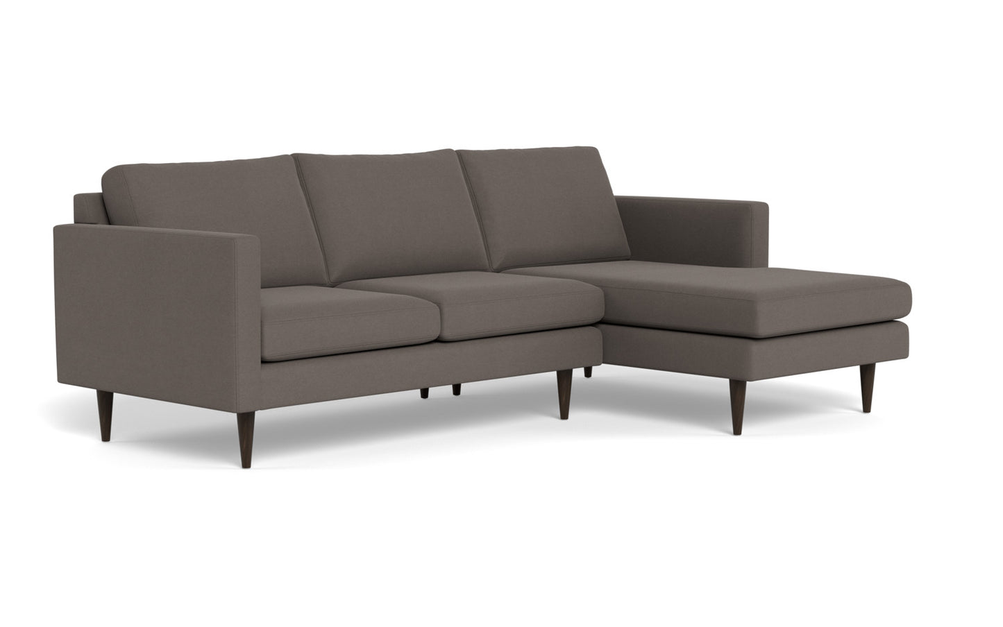 Wallace 98" Untufted Right Chaise Sectional - Toscana Otter