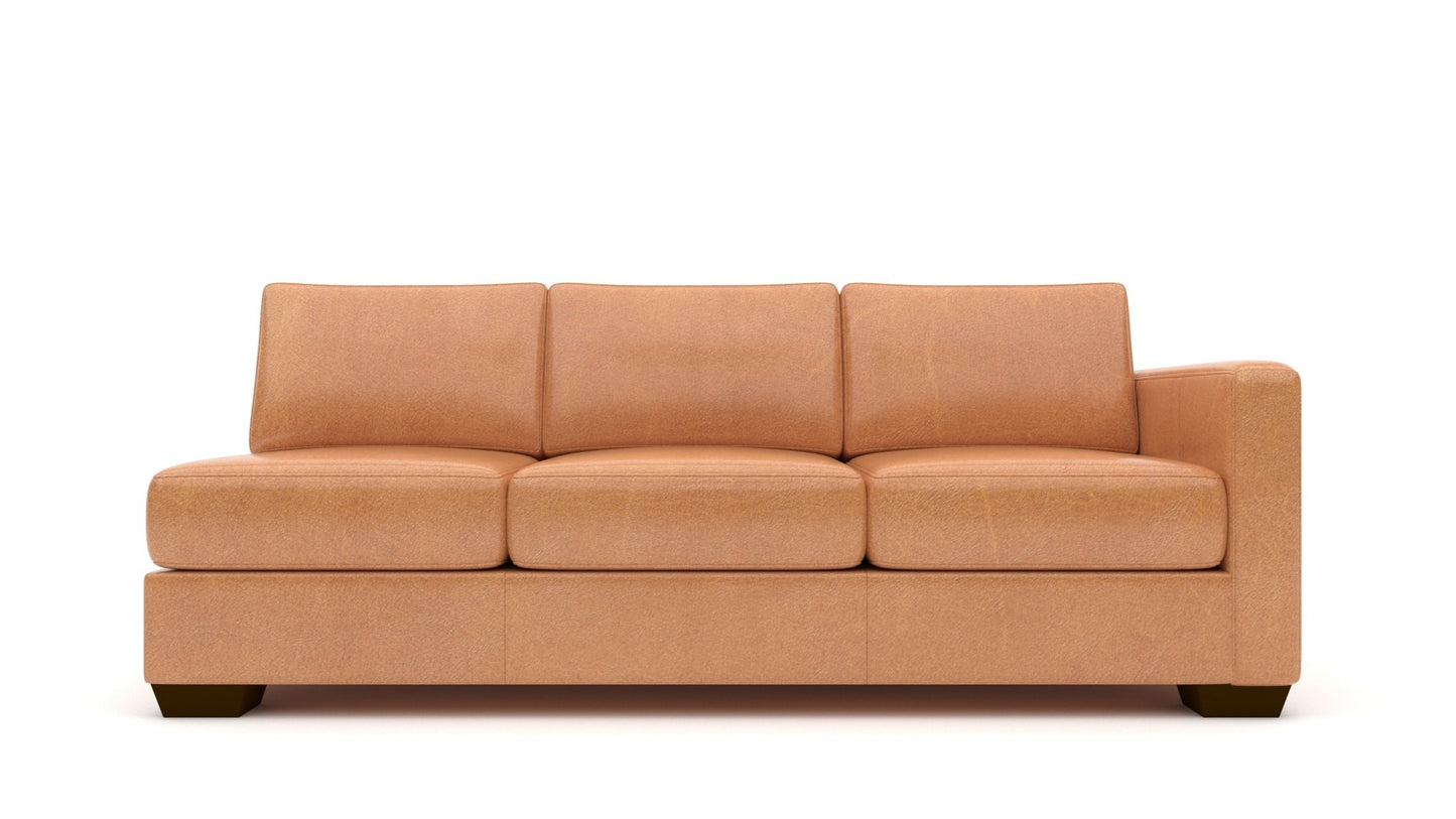 Track Leather Raf Sofa - Hudson Lager