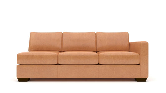 Track Leather Raf Sofa - Hudson Lager