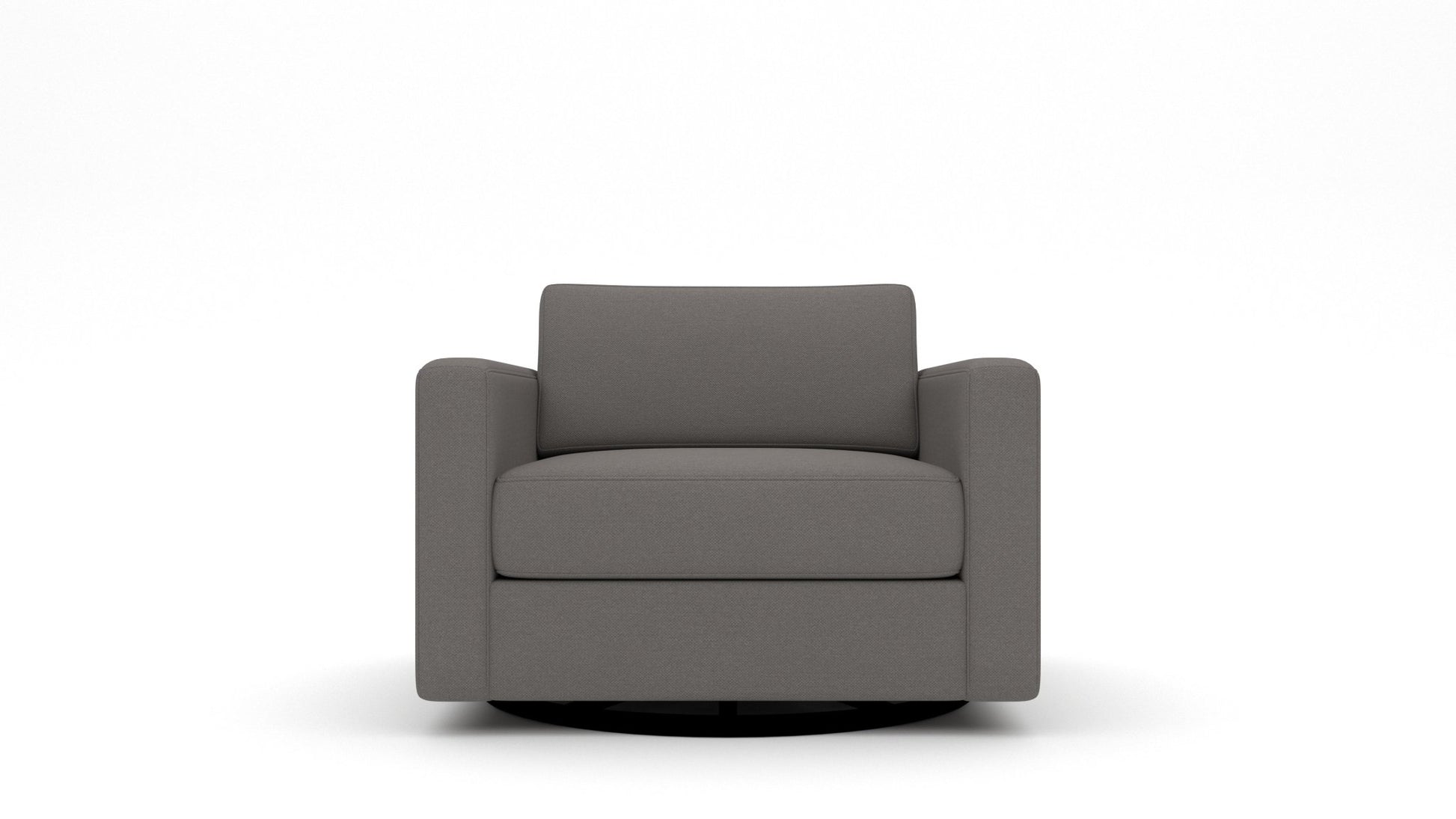 Track 36" Swivel Arm Chair - Peyton Slate