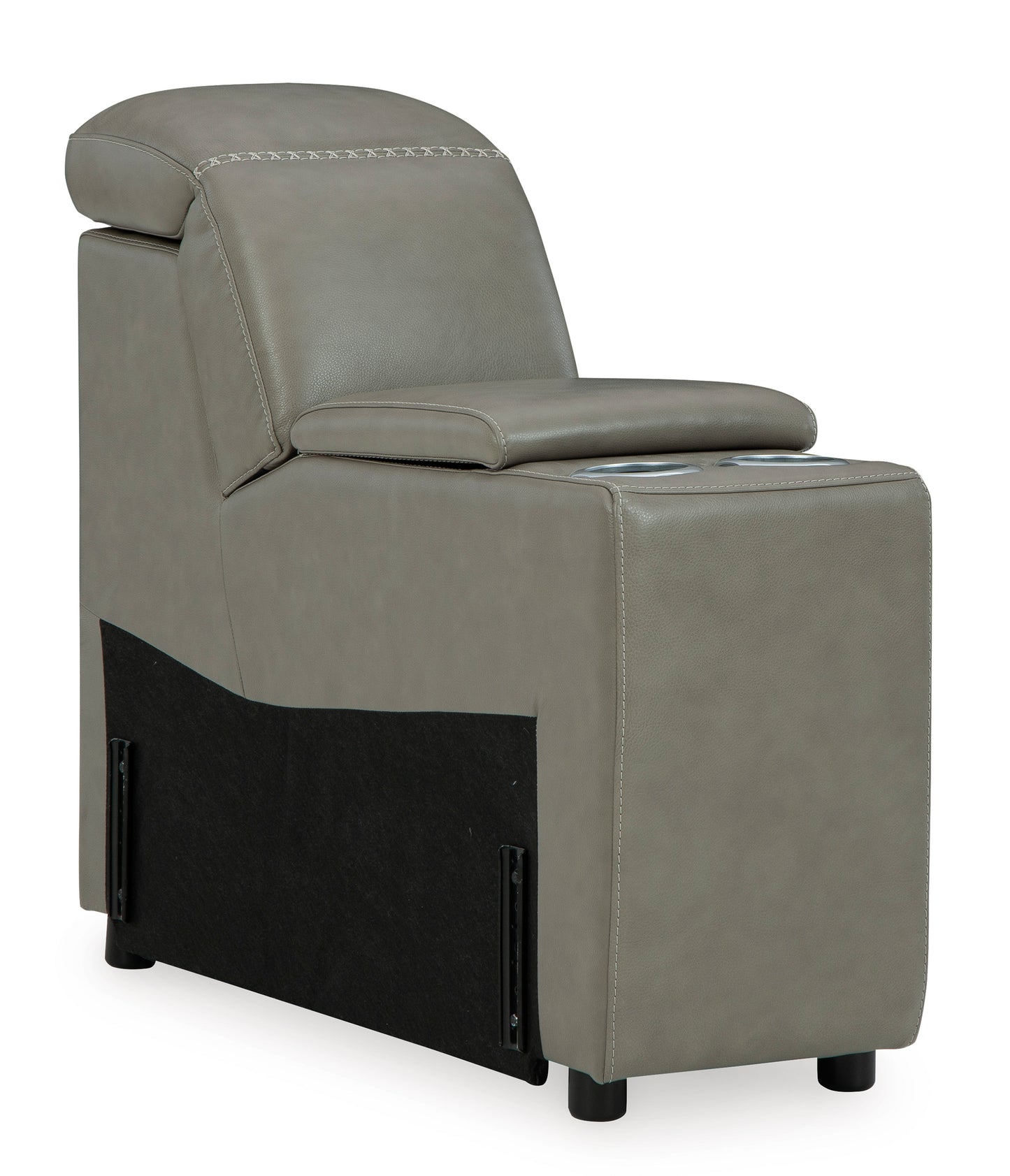 Cori Leather Storage Console -