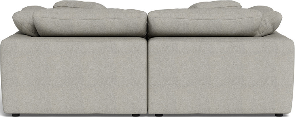 Fluffy 89" 2 Piece Sofa w/Otto - Villa Dove