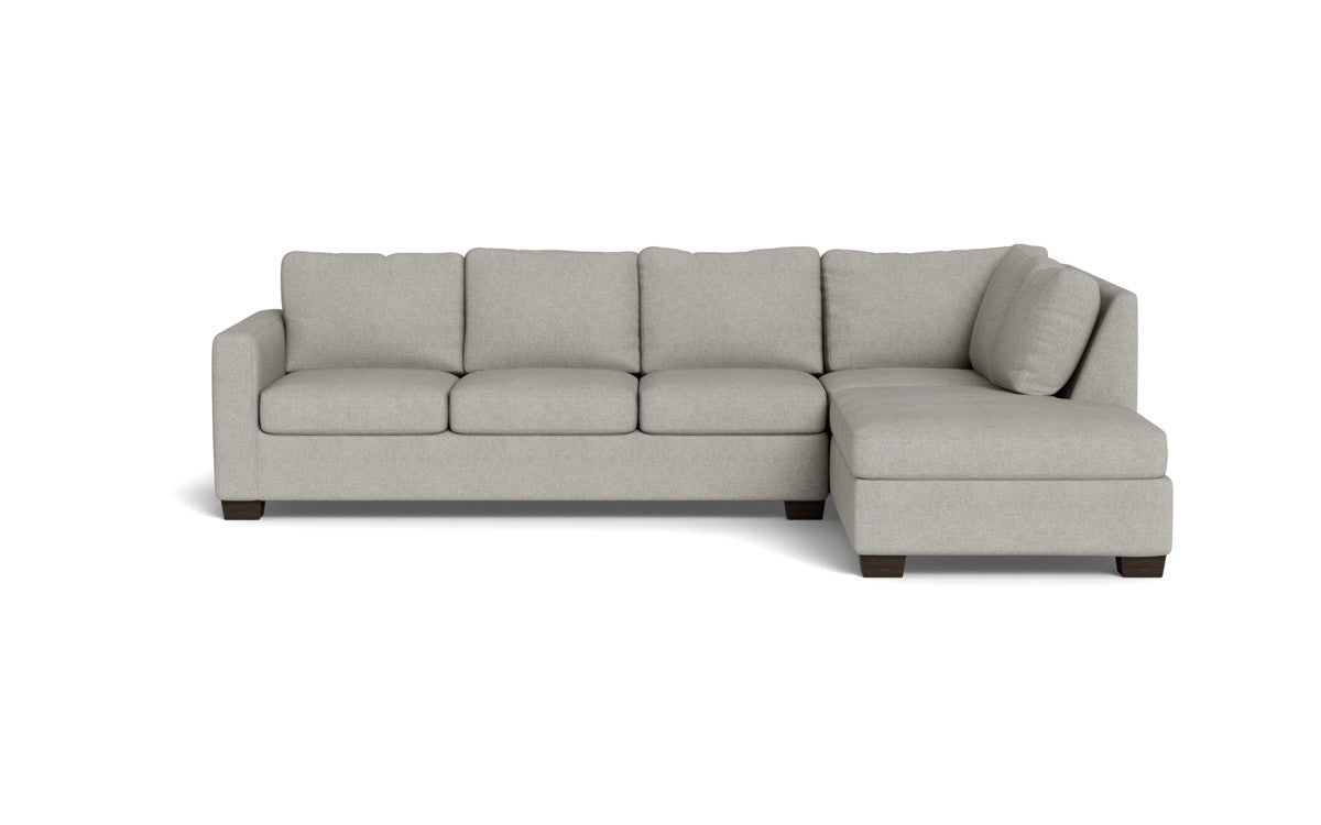 Track 121" Right Chaise Sectional - Villa Dove