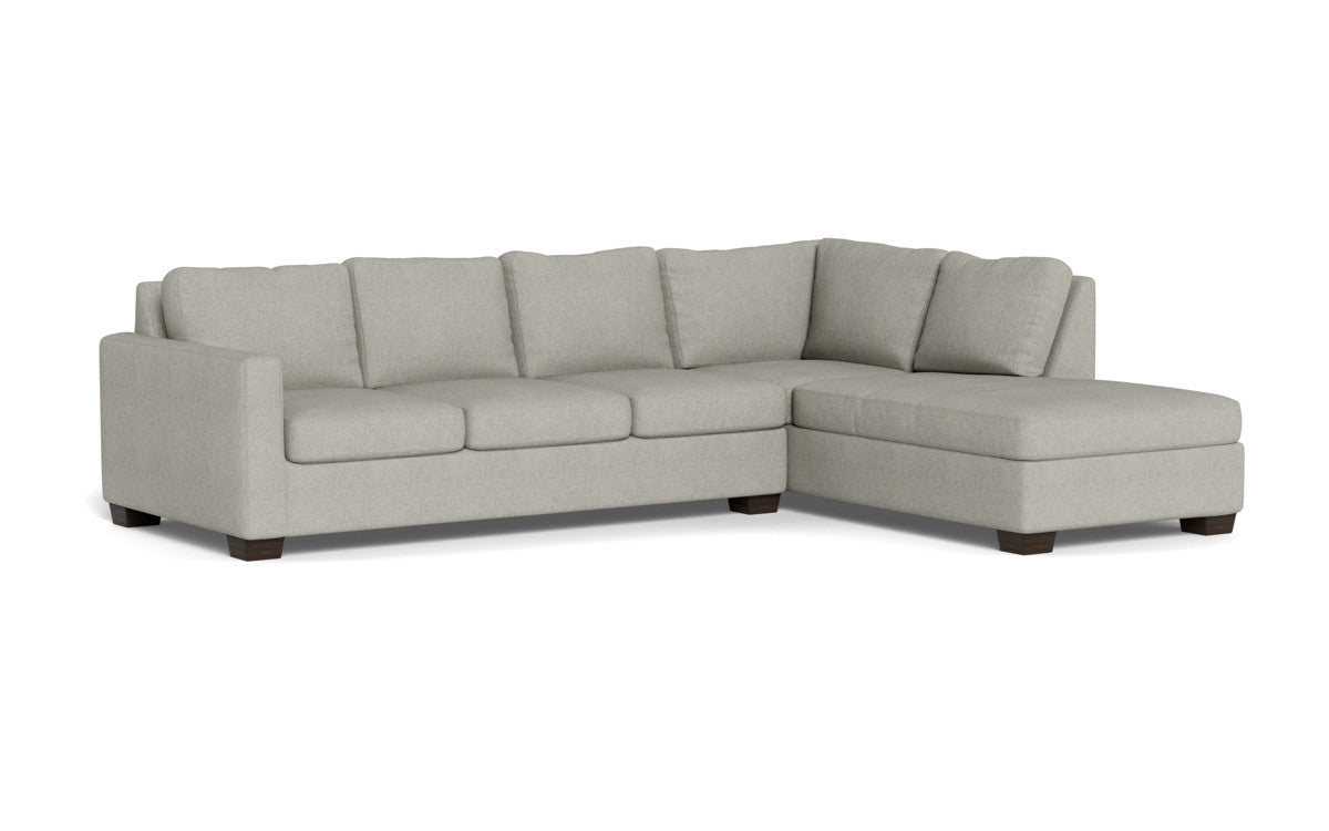 Track 121" Right Chaise Sectional - Villa Dove
