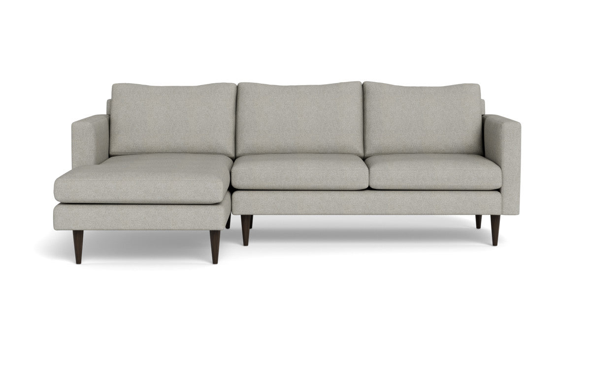 Wallace 98" Untufted Left Chaise Sectional - Villa Dove