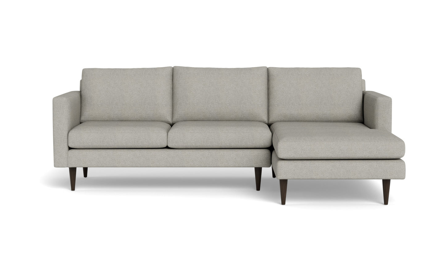 Wallace 98" Untufted Right Chaise Sectional - Tussah Snow
