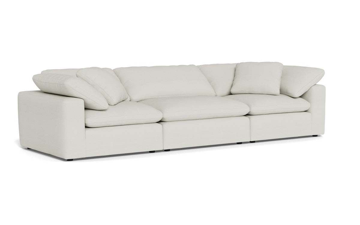 Fluffy 133.5" 3pc Sofa - Villa Ivory