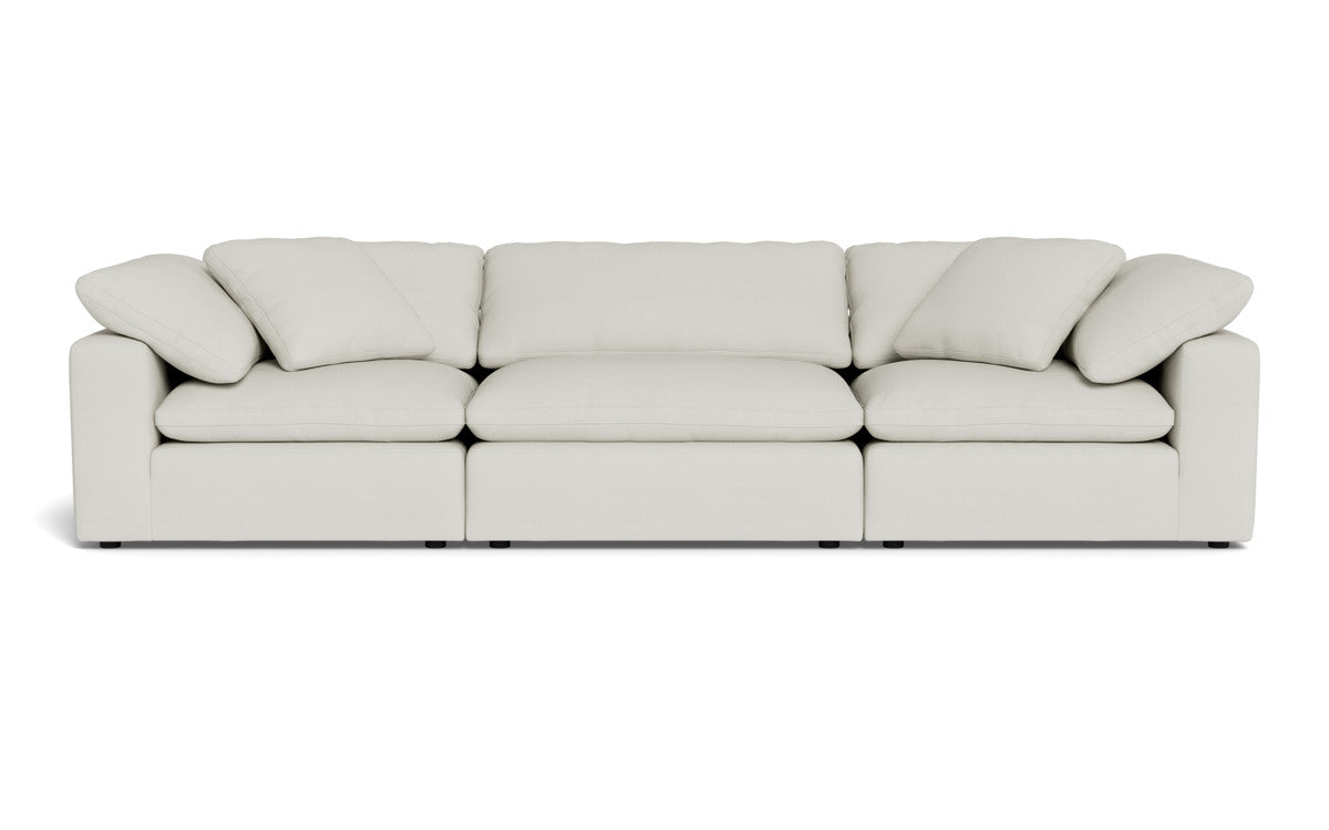Fluffy 133.5" 3pc Sofa - Villa Ivory
