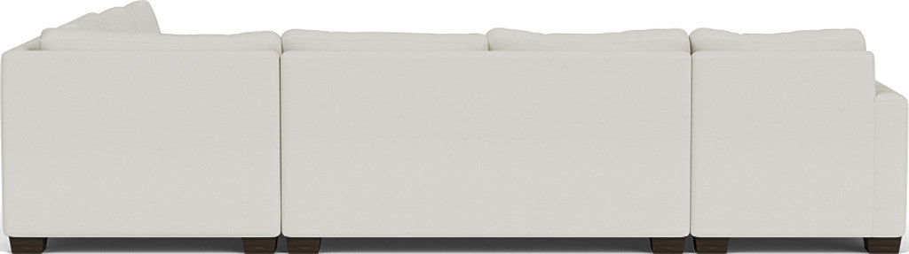 Track 141" Corner Sectionals W. Full Sleeper & Left Chaise - Villa Ivory