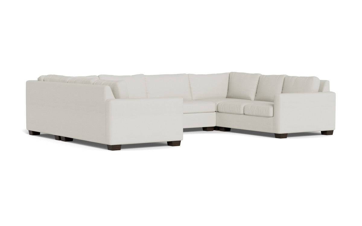 Track 141" Corner Sofa U Sectional - Villa Ivory