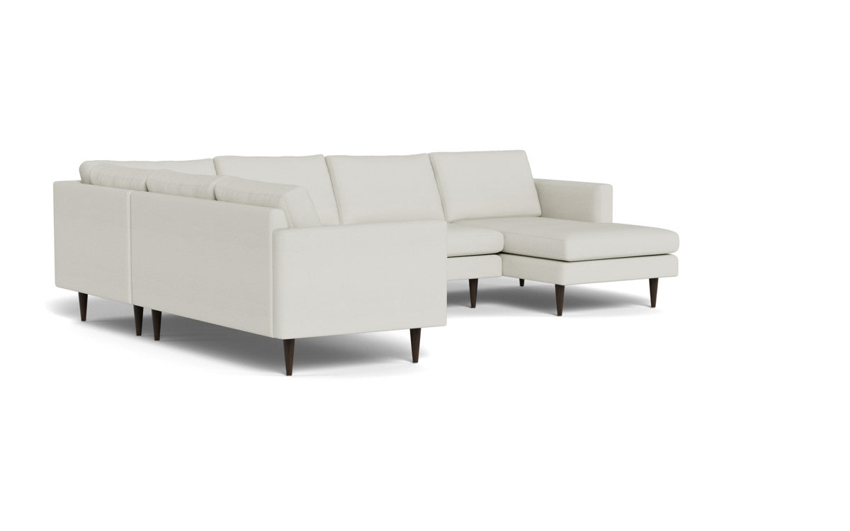 Wallace 130" Untufted Corner Sectionals w. Right Chaise - Villa Dove