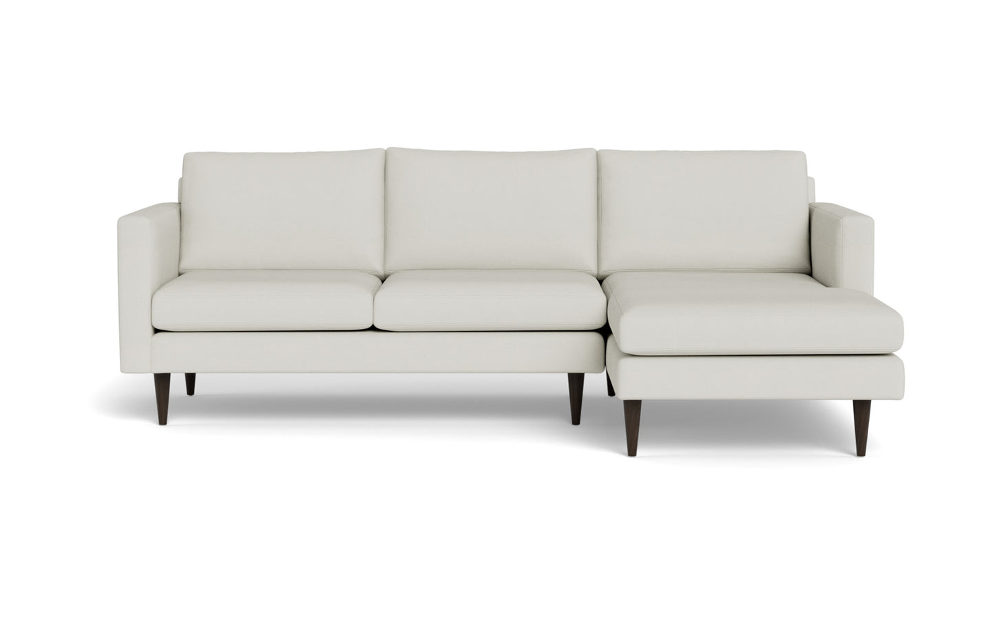 Wallace 98" Untufted Right Chaise Sectional - Villa Dove