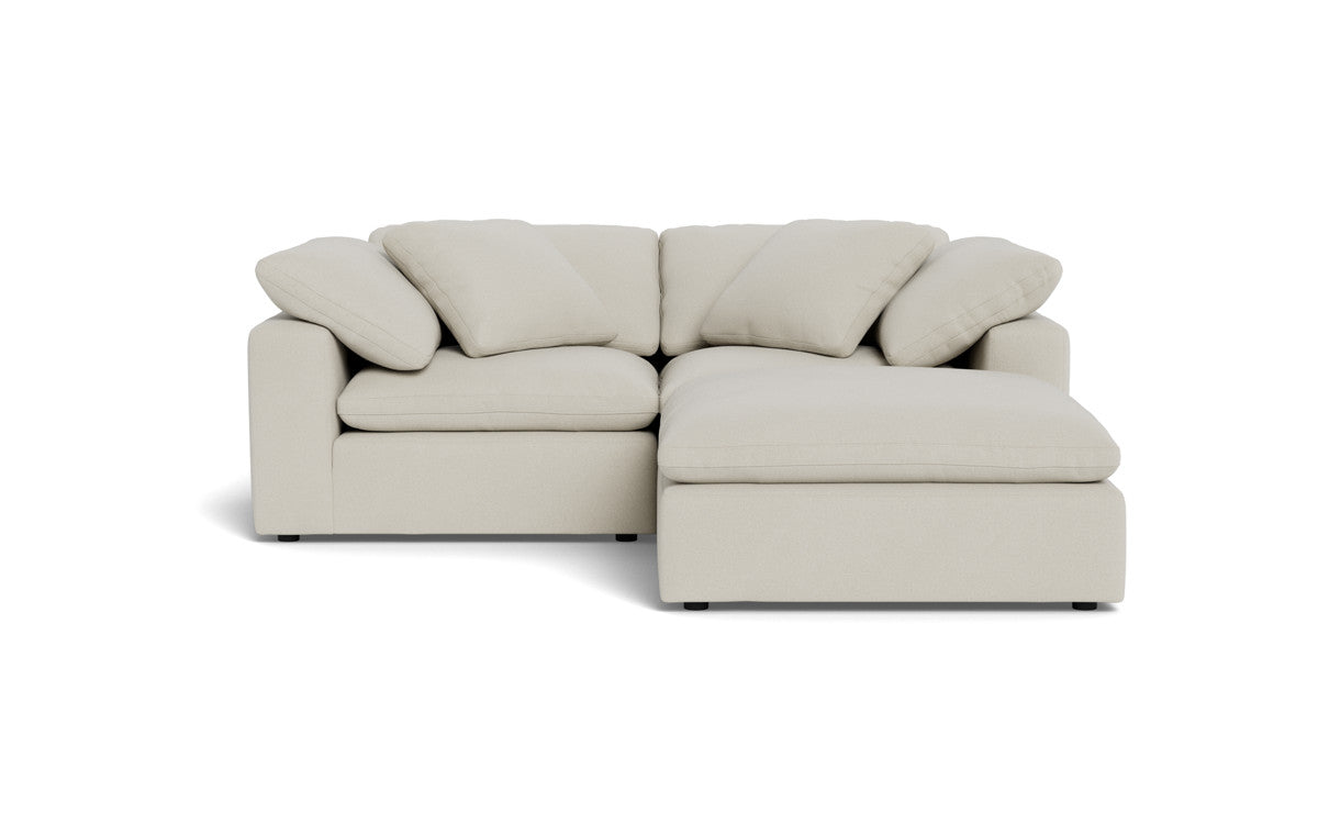 Fluffy 89" 2 Piece Sofa w/Otto - Villa Oyster