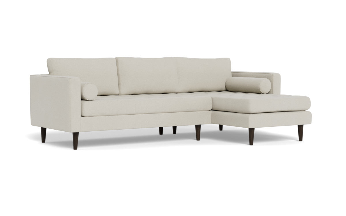Ladybird 102" Right Chaise Sectional - Tropez Oyster