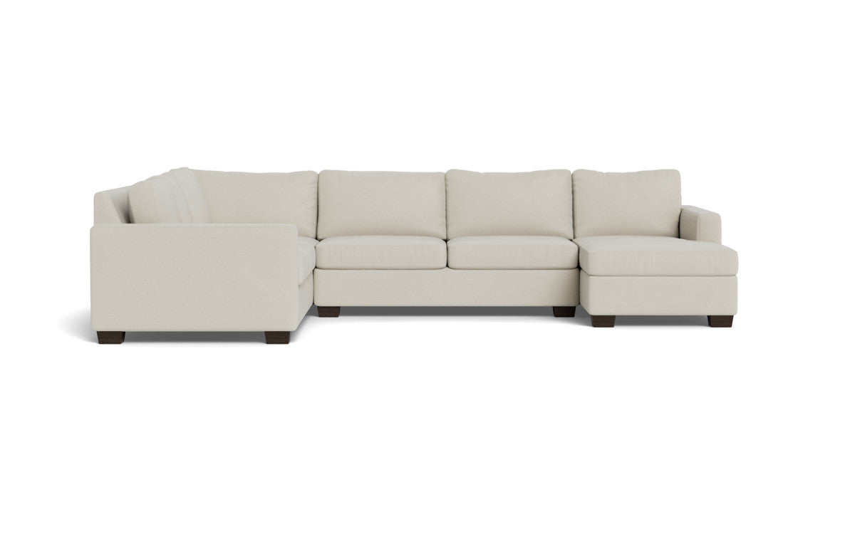 Track 141" Corner Sectionals w. Right Chaise - Villa Oyster
