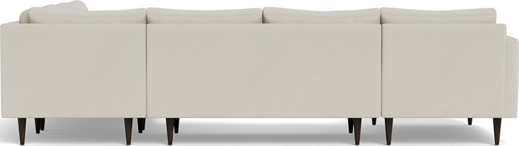 Wallace 130" Untufted Corner Sectionals w. Left Chaise - Villa Oyster