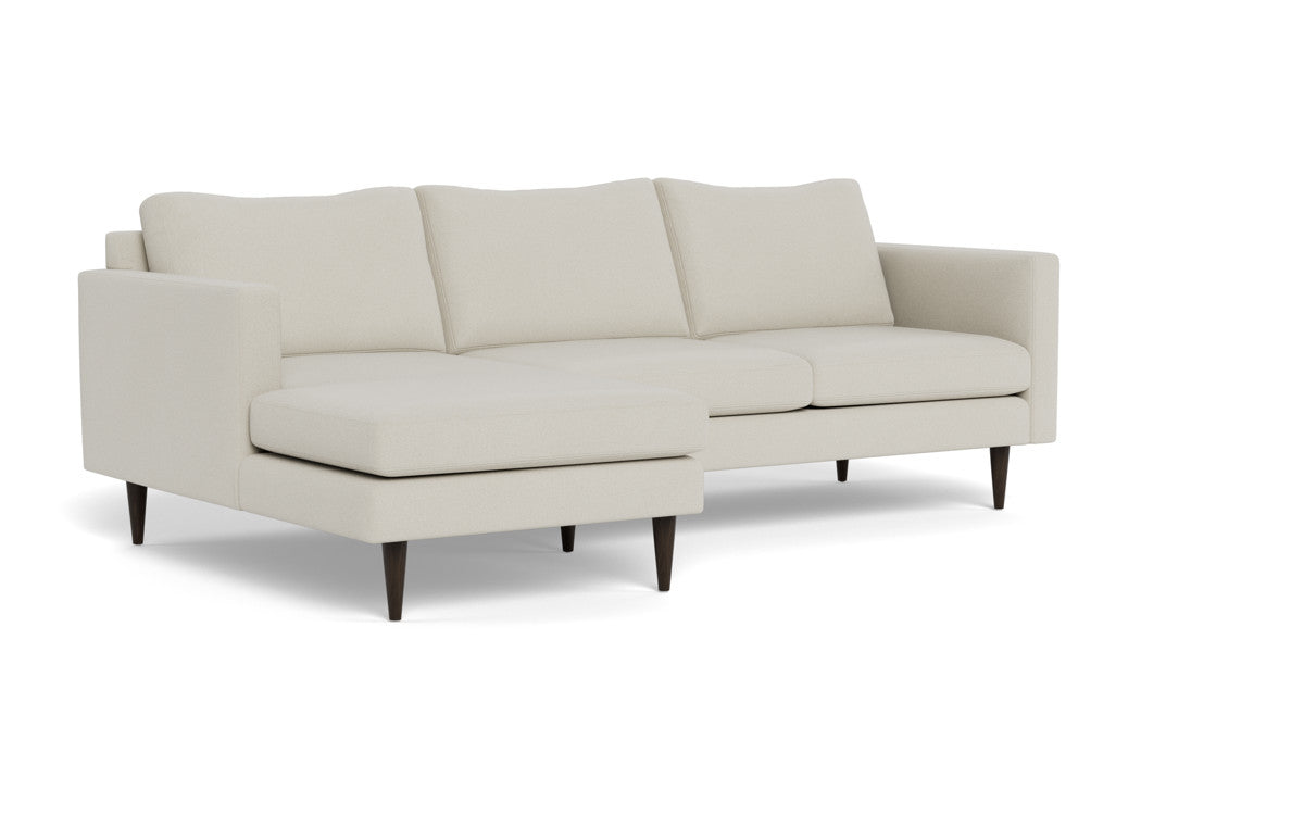 Wallace 98" Untufted Left Chaise Sectional - Villa Oyster
