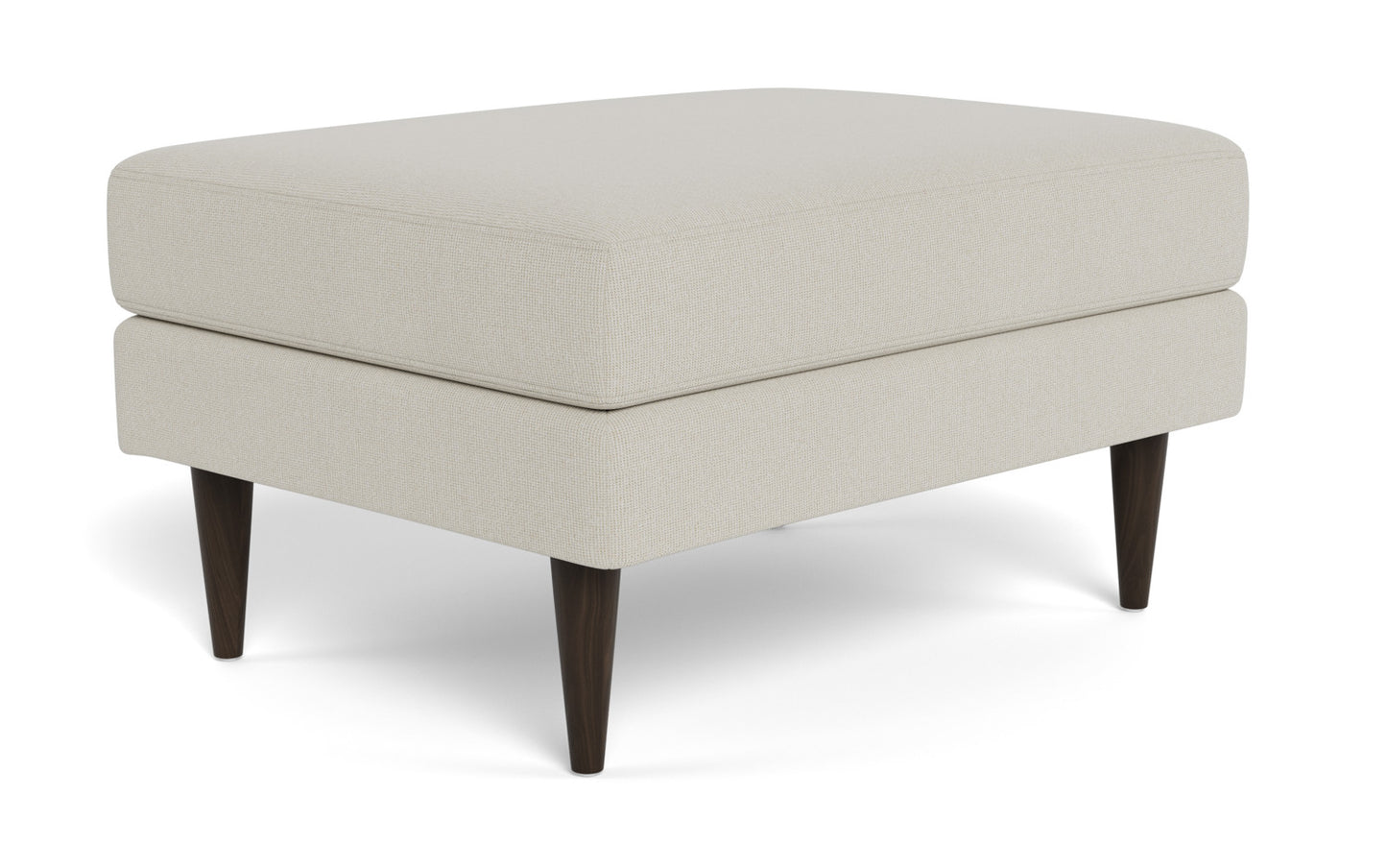 Wallace Untufted Ottoman - Villa Oyster
